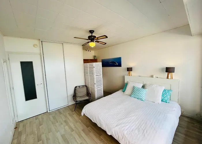 아파트 Panoramique Ocean Du Marina 생장드몽